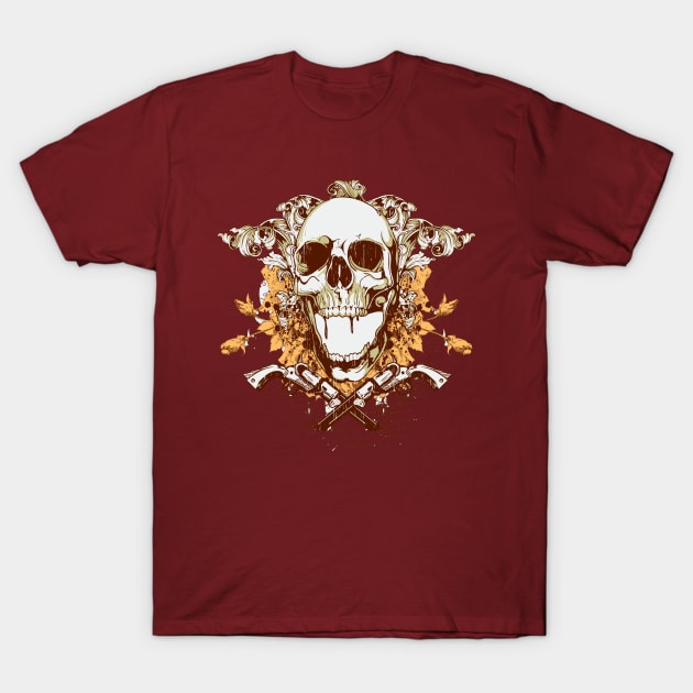 Skull & Guns T-Shirt by T-Culture